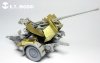 E.T. Model E35-025 WWII German 3.7cm FLAK 37 Anti-Aircraft Gun (For TRUMPETER 02310) (1:35)
